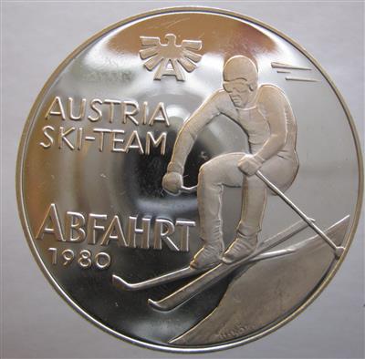 75 Jahre Österreichischer Skiverband - Coins