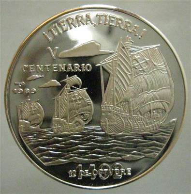 500 Jahre Entdeckung Amerikas- Kuba - Monete