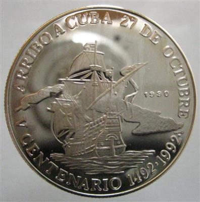 500 Jahre Entdeckung Amerikas- Kuba - Monete