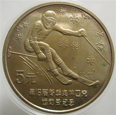 China- Olympische Spiele Calgary 1988 - Coins