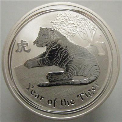 Australien- Jahr des Tigers - Münzen