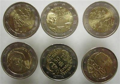 Frankreich- 2 Euro Sondermünzen - Münzen