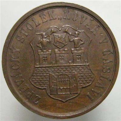 Gründung des Gesangsvereins "Kovar" in Caslav am 15. August 1864 - Münzen