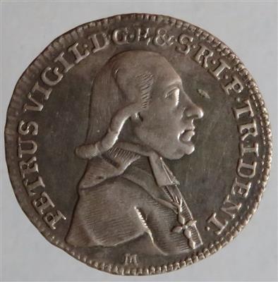 Trient, Peter Virgil von Thun 1776-1800 - Münzen