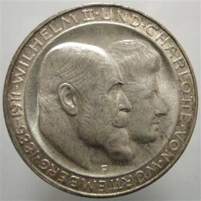 Württemberg, Wilhelm II. 1891-1918 - Mince