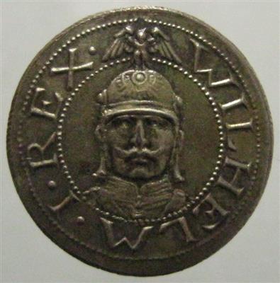 Deutsche Kriegspropaganda 1914 - Monete