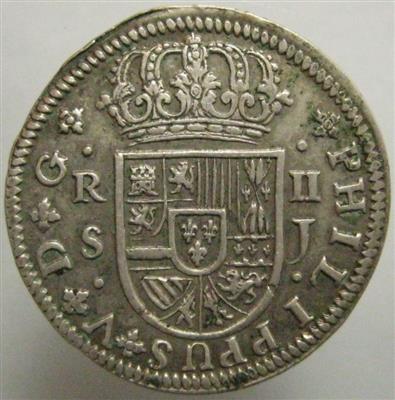 Spanien, Philipp V. 1700-1721 - Mince