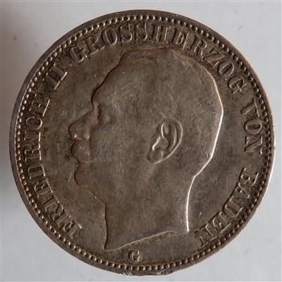 Baden, Friedrich II. 1907-1918 - Münzen