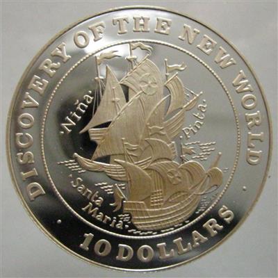 500 Jahre Entdeckung Amerikas- Bahamas - Monete