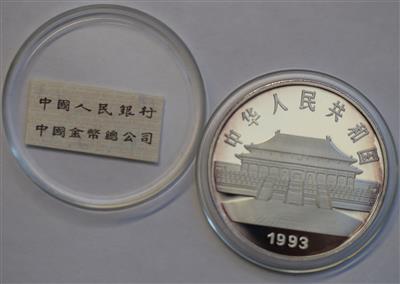 China- Pfau - Münzen