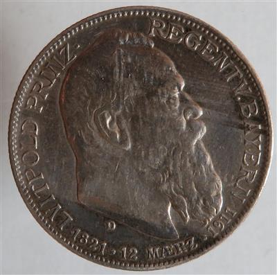Bayern, Prinzregent Luitpold 1886-1912 - Coins