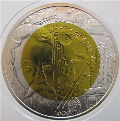 Bimetall Niobmünze Jahr der Astronomie - Münzen