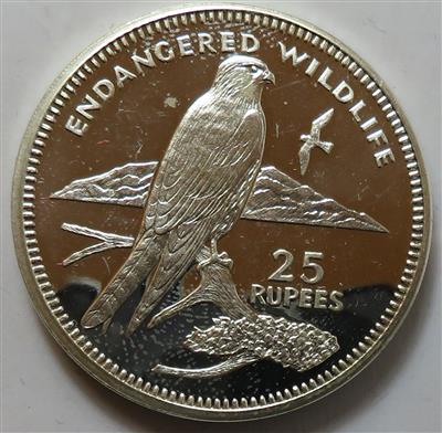 Seychellen-Kestrel - Münzen