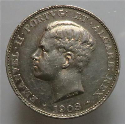 Portugal, Emanuel II. 1908-1910 - Münzen