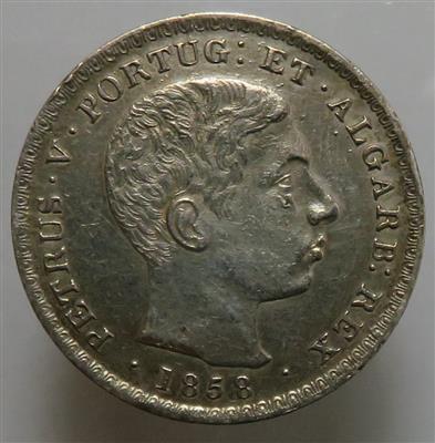 Portugal, Pedro V. 1853-1861 - Münzen