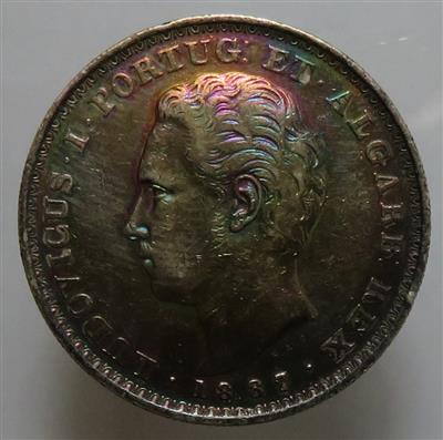 Portugal, Pedro V. 1853-1861 - Münzen