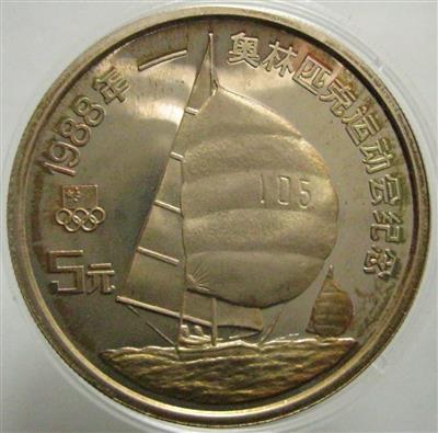 China- Olympische Spiele Seoul 1988 - Münzen