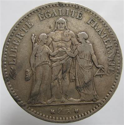 Frankreich, 3. Republik 1871-1940 - Münzen