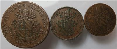 Papst Pius IX. 1846-1870 - Münzen