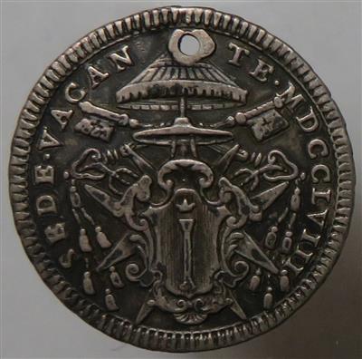 Sedisvakanz 1758 - Münzen