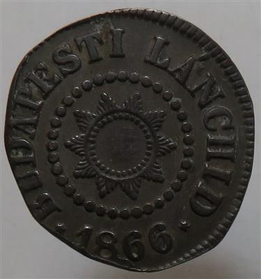 Budapest 1866 - Münzen