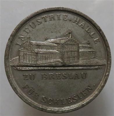 Breslau, Industrie- Halle für Schlesien 1852 - Münzen