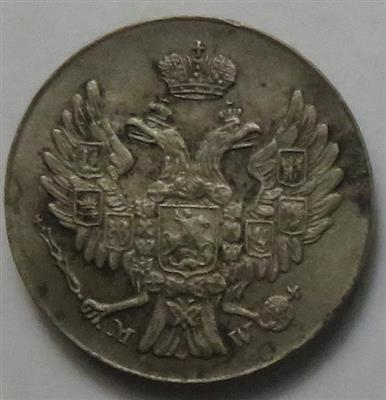 Polen, Nikolaus I. von Rußland 1825-1855 - Münzen