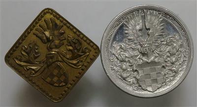 Alexander von Dachenhausen 1848-1916 (2 Stk. AE/MET) - Münzen