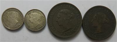 Kanada (4 Stück, davon 2 AR) - Münzen
