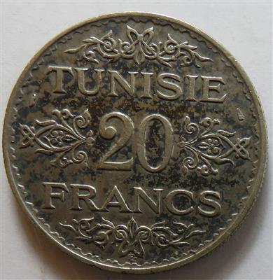 Tunesien, Pasha Bey AH 1348-1391 (1929-1942) - Coins