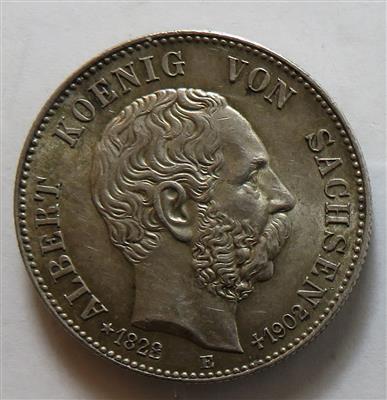 Sachsen, Georg 1902-1904 - Monete e medaglie