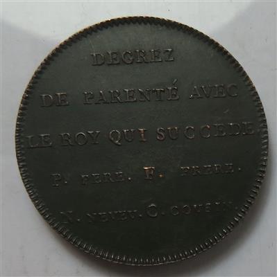 Louis XVIII. - Mince a medaile