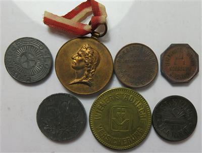 Marken/Jetons (7 Stk.) - Münzen und Medaillen
