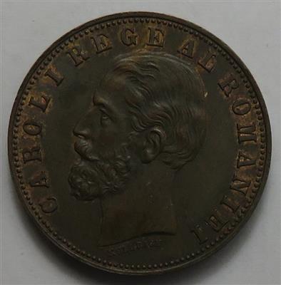 Rumänien, Karl I. 1866-1914 - Münzen und Medaillen