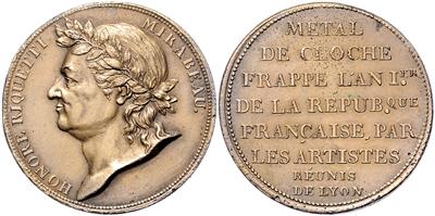 Honore Gabriel de Riquetti, Marquis de Mirabeau 1749-1791 - Monete e medaglie