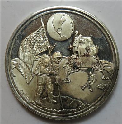 Mondlandung 1969 - Münzen und Medaillen