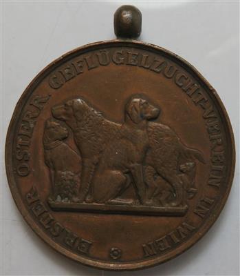 Wien, Erster Österr. Geflügelzucht-Verein (sic!) - Mince a medaile