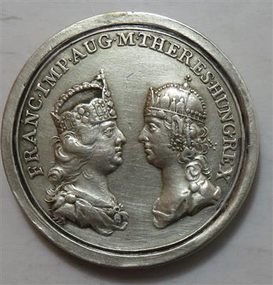 Maria Theresia/Franz I. Stefan- Besuch in den ungarischen Bergstätten - Monete e medaglie
