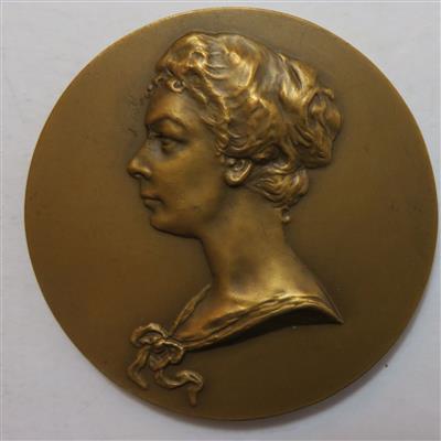 Medailleur Fröschl- Bildniss einer Dame - Coins and Medals
