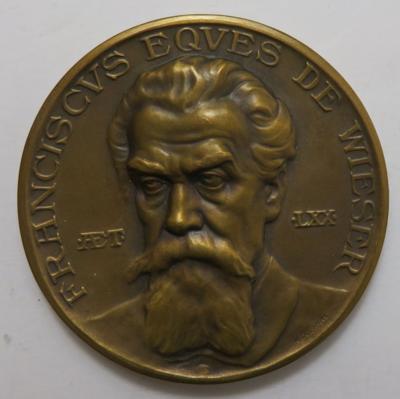 Franz Ritter von Wieser - Münzen und Medaillen