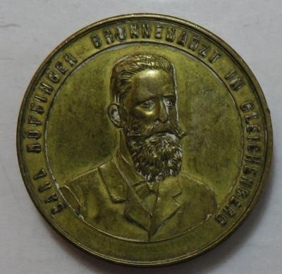 Gleichenberg- Brunnenarzt Carl Höffinger - Monete e medaglie