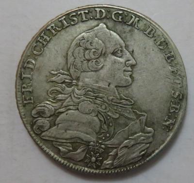 Brandenburg-Bayreuth, Friedrich Christia 1763-1769 - Münzen und Medaillen
