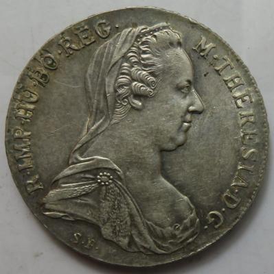 Maria Theresia nach 1780 - Münzen und Medaillen