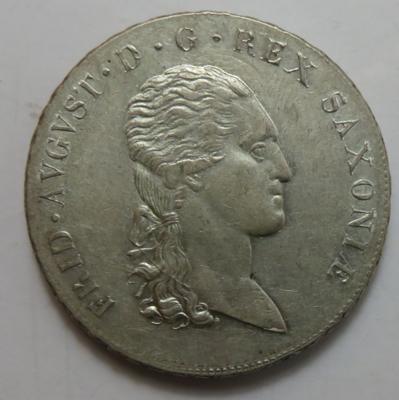 Sachsen, Friedrich August III./I. 1763-1827 - Mince a medaile
