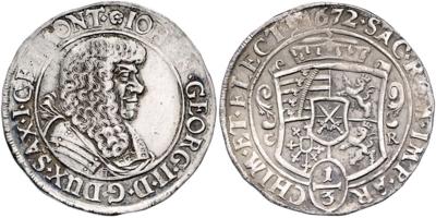 Sachsen A. L., Johann Georg II. 1656-1680 - Monete e medaglie