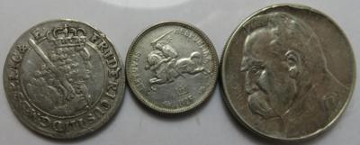 International (3 Stk. AR) - Coins and medals