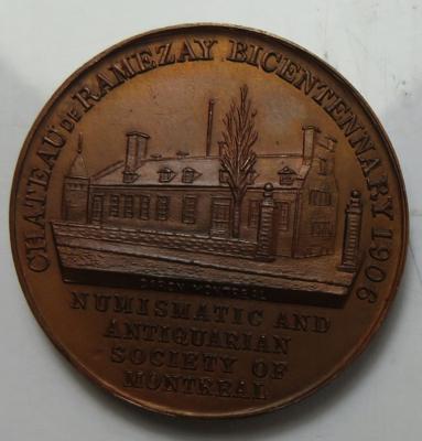 Chateau de RamezayBicentenary 1906 - Münzen und Medaillen