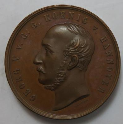 Braunschweig-Calenberg-Hannov er, Georg V. 1851-1866 - Münzen und Medaillen