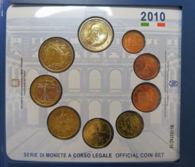 Italien- Kursmünzensatz 2010 - Münzen und Medaillen