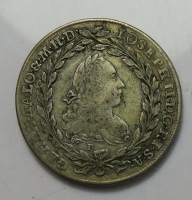 Josef II., als Mitregent v1765-1780 - Münzen und Medaillen